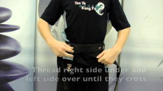 How to tie your belt the advanced way