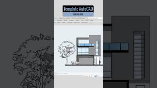 FACAHADA NO AUTOCAD I DYNAMIC BLOCK #autocad #autocadshorts #autocaddrawing