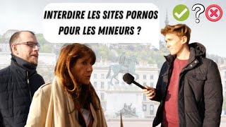 LES MINEURS ET LES SITES PORNOGRAPHIQUES ? Micro-Trottoir - Partie 1