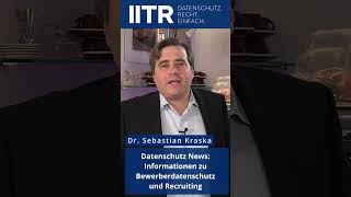 Informationen zum Bewerberdatenschutz und Recruiting #shorts #dsgvo