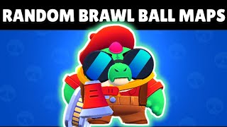 RANDOM BRAWL BALL MAPS WITH BUZZ PART-2