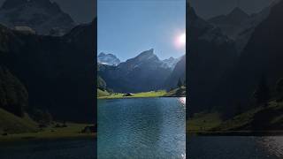 Seealpsee,Switzerland,Alps,Lake,Mountains,Hiking,Wandern,Nature🏔🇨🇭🔝#seealpsee #swiss #alp #hiking