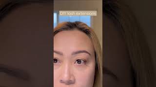 Part 2- Left Eye. DIY Lash Extension at home. (Last 3-5 days) #newweek #howto #diylashextensions