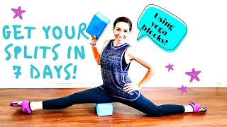 How to Get Your Splits in 7 Days (Using Yoga Blocks) - Adult Jazz Tips