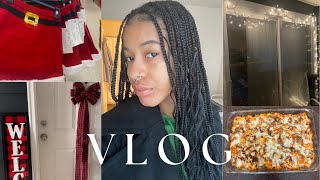 VLOG | Christmas Shopping Complete! and Decorating My Apartment for the Holiday!