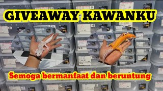 GIVEAWAY SUDAH DI MULAI DAN DI ON.SEMOGA BERMANFAAT