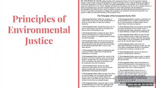 Environmental Justice