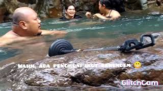 Oceng berenang di curug lewih hejo