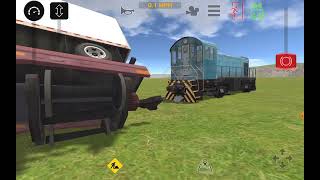 A SMALL COLLISION IN TRAINS AND RAILROADS