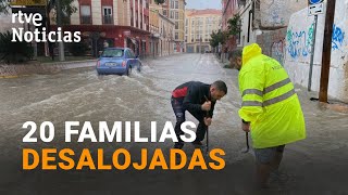 NUEVA DANA: Los RÍOS BENAMARGOSA y VÉLEZ se DESBORDAN por las INTENSAS LLUVIAS en MÁLAGA | RTVE