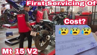 Mt 15 V2 First Service || First Service Cost Of Mt 15 v2 #mt15 #mt15v2