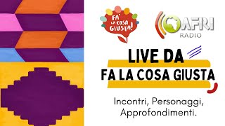 DIRETTA LIVE da "FA LA COSA GIUSTA" 1 Maggio 2022 - ore 16