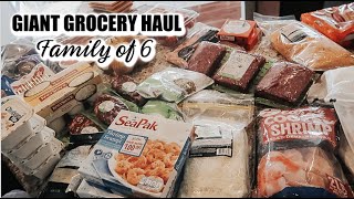 GIANT GROCERY PICKUP HAUL // FAMILY OF 6 // Mama Approved