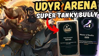 Udyr INSANE Tanky Healing Apex Inventory Arena and AD/AP Grow with Master of Duality x 2v2v2v2