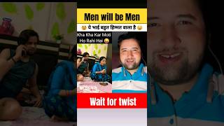 Men will be men🤣Aap aisa risk mat lena😂 #viral #shorts #sumitsharmafans #comedy #funny #reaction