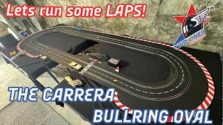 Running some Laps on the Carrera Bullring Oval!