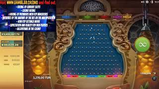 Playing demo mode in pine of plinko slot I managed to win $10,000