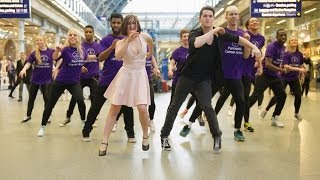 'St Pancreas' for one day flash mob - #DanceForSurvival - St Pancras International 11th March