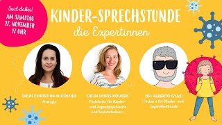 Kindersprechstunde zu Corona