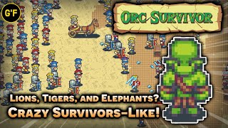 FIGHT As An Orc GLADIATOR In This WILD Survivors-Like! [ ORC SURVIVOR ] Gameplay