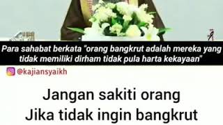 JANGAN SAKITI ORANG (JIKA GAK INGIN MENYESAL DIAKHIRAT)