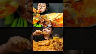 PSK Asmer VS Foodie Darling food eating show #foodchallenge #satisfying #shorts