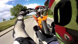 KTM EXC 450 WHEELIE FAIL / CRASH / 2016 / RawnessEnduro