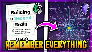 How I Built a SECOND Brain 🧠 in Obsidian MD (Tiago Forte BASB / PARA Method)