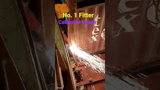 How Fitter Repair Cellguide in Container Ships @YouTube @500subs #seaman #cellguide #fitter