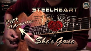 She's Gone - Steelheart || Part INTRO+MELODI  #steelheart #shesgone #gitaristerbaik #leadgitar