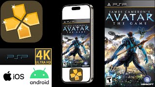 James Cameron's Avatar: The Game - PPSSPP GOLD - PSP emulator - 4K iOS Android - iPhone Pro Max