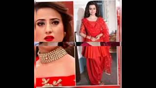 chahat penday 🆚 aalisha panwar same dress #dangal TV actors #shorts #youtubeshorts #trending