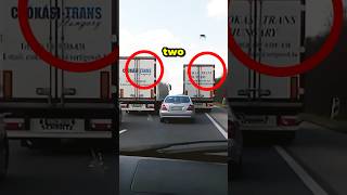 Truck Drivers Block Two Lanes, Preventing a Zipper Merge 😡