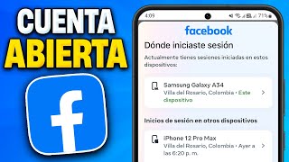 Cómo SABER en que DISPOSITIVOS esta ABIERTA mi CUENTA de FACEBOOK