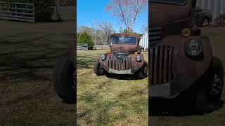 42 Chevy cummins first test drive from Izzy's view.