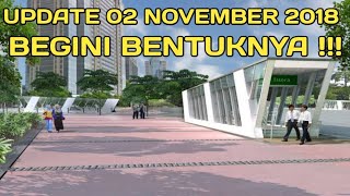 Melihat Perkembangan Stasiun MRT Istora Senayan 02 November 2018