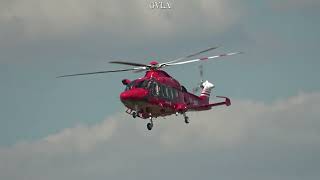 UNI-FLY Leonardo AW-169 arrival at RIAT 2024