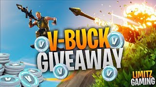 Fortnite Battle Royale:V-Buck Giveaway Tonight! (PS4 Pro / 1080p)