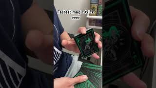 Fastest magic trick ever #viral_video #playingcardtrick #easycardtricks