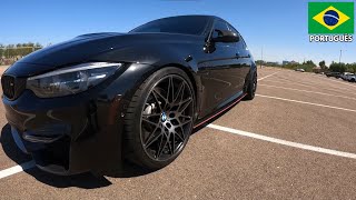 BMW M3 STAGE 2 COM DOWNPIPE SSR E BODY KIT DE FIBRA DE CARBONO! PRIMEIRAS IMPRESSÕES