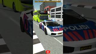 Bus Dikawal Mobil Polisi Lamborghini #shorts #febriashorts #gaming