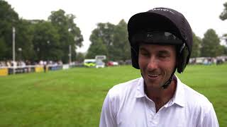 Felix Vogg pleased with Cartania's great performance at Burghley