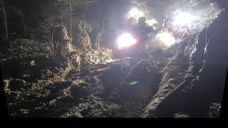 NIGHT TRIP  ATV  - FIRST SNOW  CAN AM