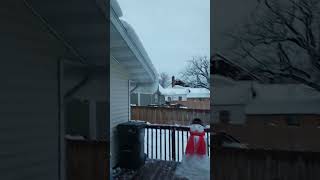 big BIG  wet heavy SNOW, MINNESOTA USA DEC 14