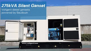 🚀275kVA Baudouin Silent Diesel Generator🚀