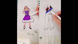 Beautiful Dresss 👗 designs #art #youtube #drawing