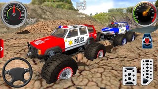 Offroad Police Monster Truck Multiplayer Mud Impossible Driving Android Gameplay Off-road Outlaws