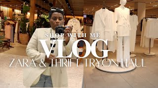 VLOG | SHOP WITH ME FAIL AT ZARA | THRIFTING LUXURY HAUL AND TRY-ON | ITSYECHIMA