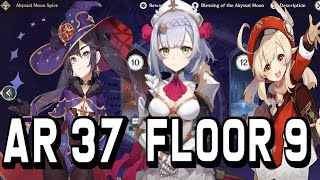 Noelle, Klee, Mona - AR37 - Spiral Abyss Floor 9 - 6/9