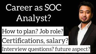 Career As SOC Analyst? Job Role of Security Analyst, Interview Questions, Salary,Certifications SOAR